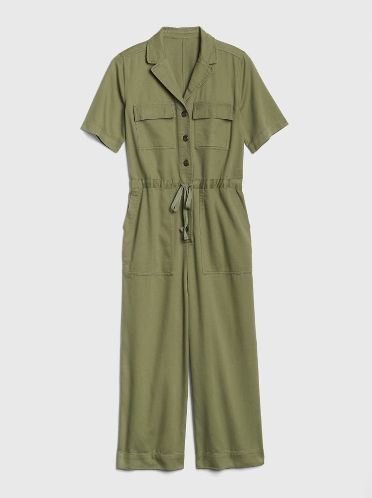 We don't know about you, but denim paired with a Utility Jumpsuit ($90) feels like a total match made in heaven. If you're going casual, complete the look with sneakers, or try heeled boots for an ensemble that's elevated, but still low-key.