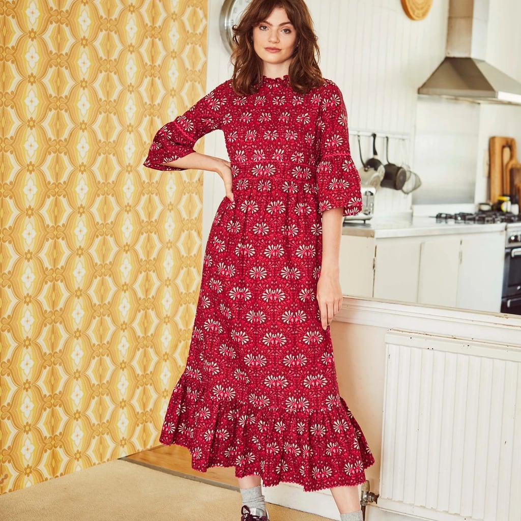 Your New Go-To Statement Piece: Pink City Prints Burgundy Vine Savannah Dress