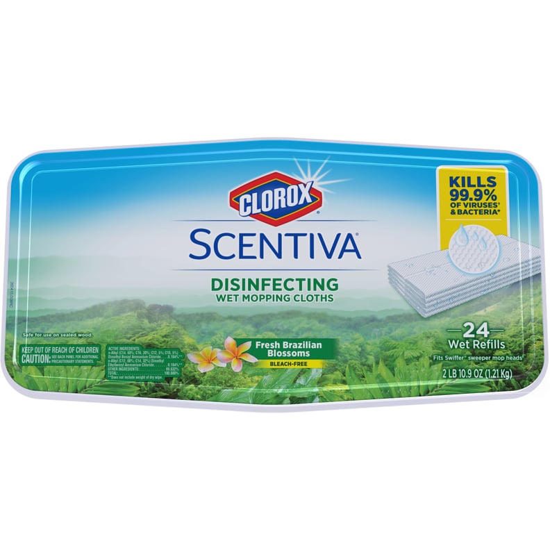 Clorox Scentiva Disinfecting Wet Mopping Pad Refills