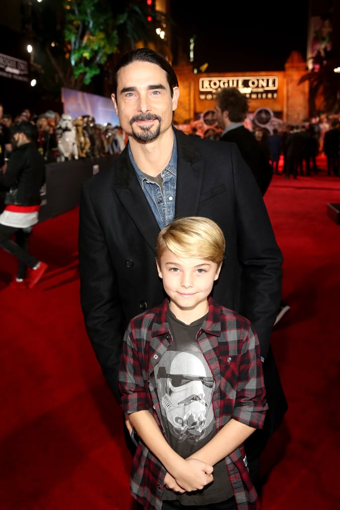 Kevin Richardson and AJ McLean at Rogue One LA Premiere 2016