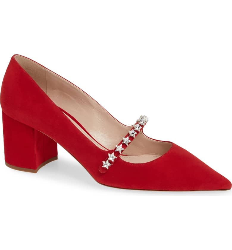 Miu Miu Jewel Star Mary Jane Pump