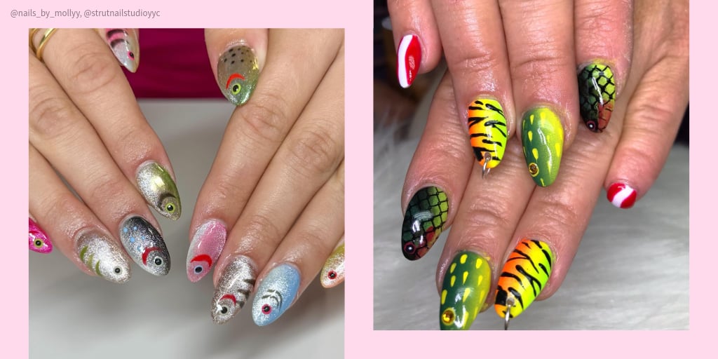 "Fishing Lure" Nails Are the Hottest Thing For Summer