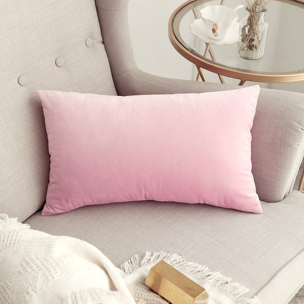 Miulee Decorative Velvet Pillow Cover