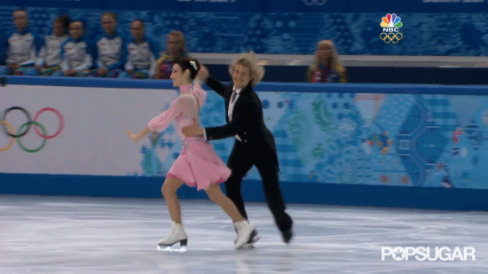 Meryl Davis and Charlie White at the 2014 Olympics