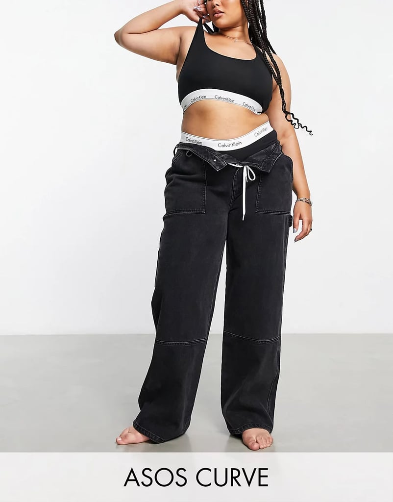 Black Cargo Jeans