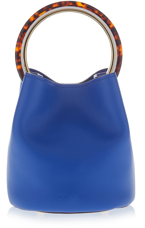 Marni's small top handle bag (2,240) may be the perfect statement