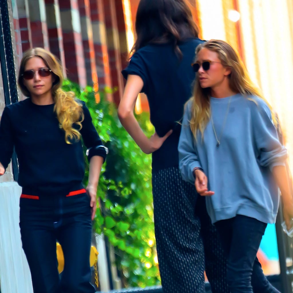 Mary-Kate and Ashley Olsen Wearing Jeans
