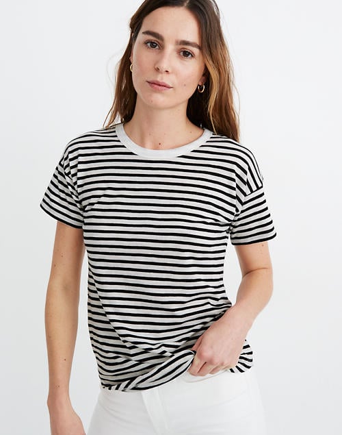 Madewell Whisper Cotton Rib-Crewneck Tee