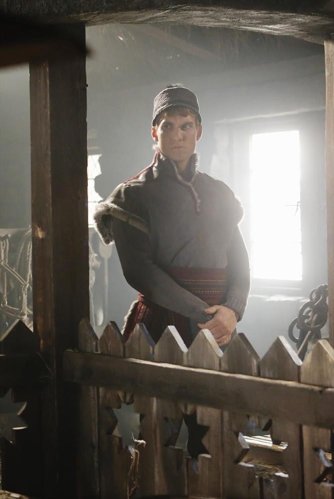 Kristoff doesn't look too happy. Kristoff doesn't look too happy.
