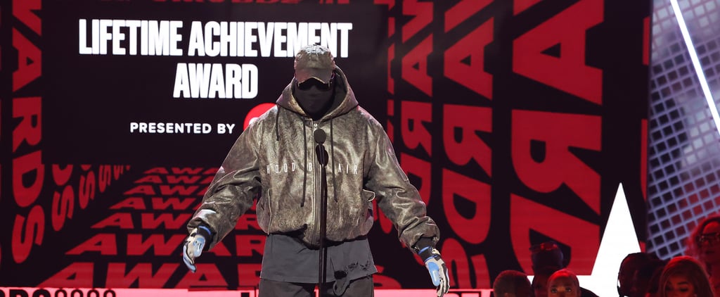 Kanye West's Full-Body Mask at the BET Awards Had Fans Worried