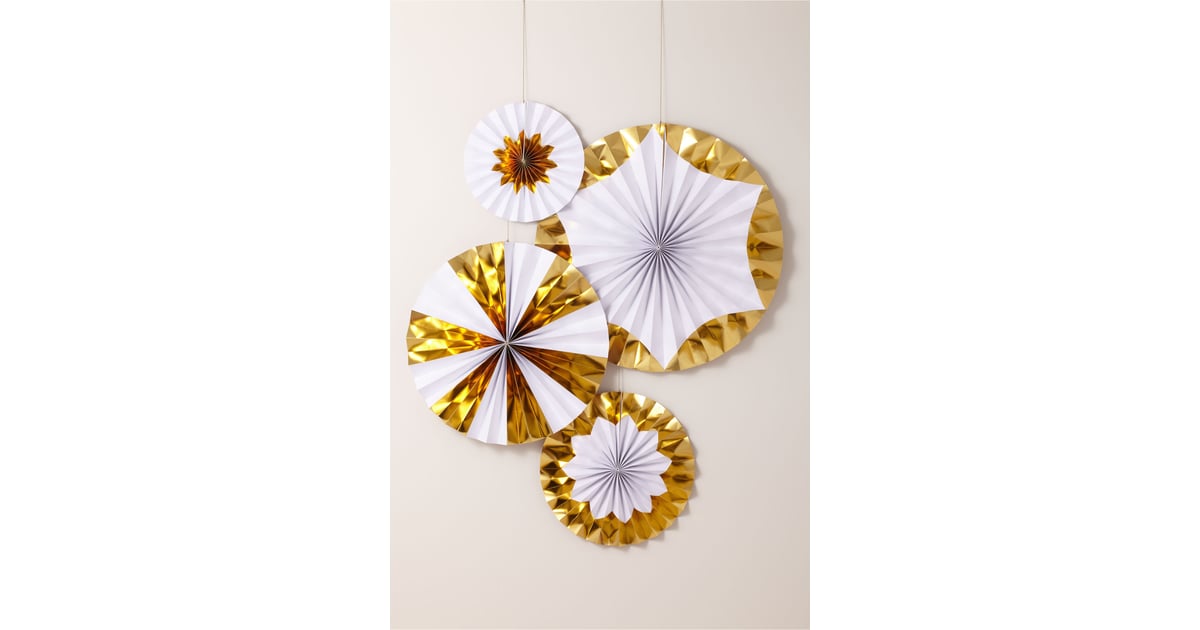 Giant Gold Foil Pinwheels