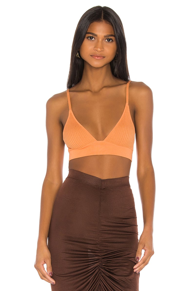 Dodo Bar Or Willa V Knit Bra in Orange