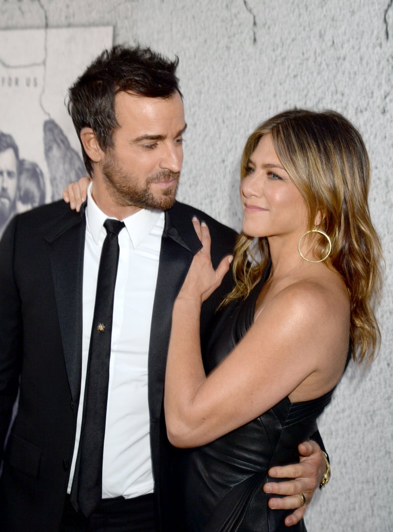 Jennifer Aniston and Justin Theroux at Leftovers Premiere PS Celebrity