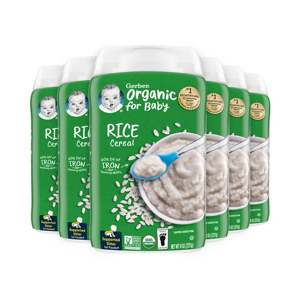 When can you give your baby rice cereal on sale