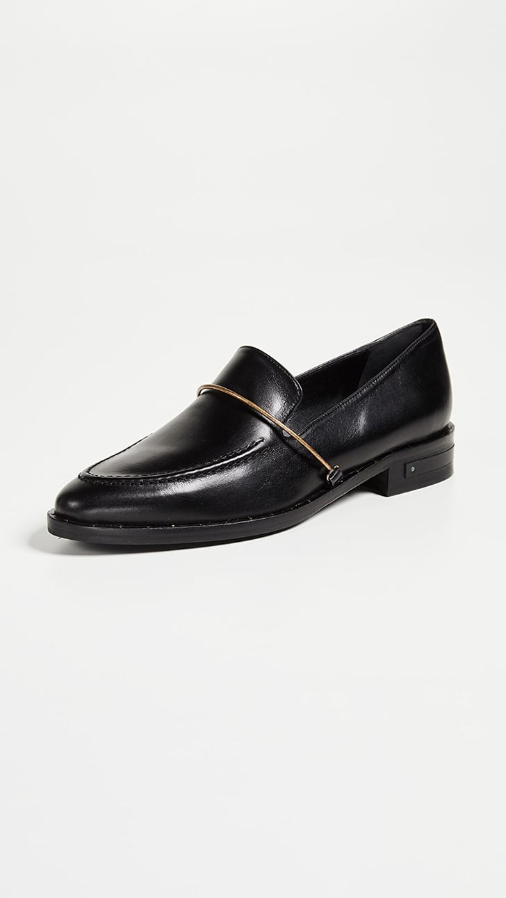 freda salvador almond toe loafer