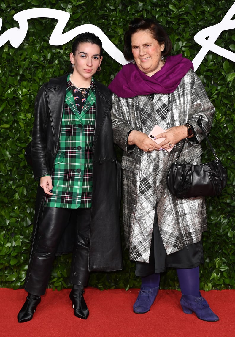 Marine Serre and Suzy Menkes at the British Fashion Awards 2019