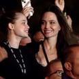Angelina Jolie and Shiloh Jolie-Pitt Match in Black at Måneskin Concert