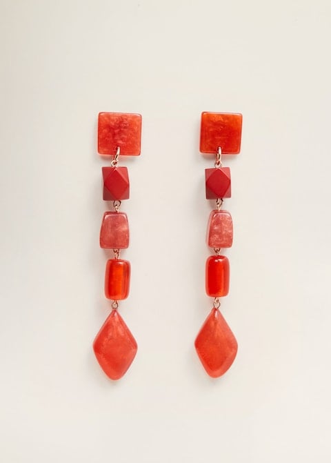Mango clearance resin earrings