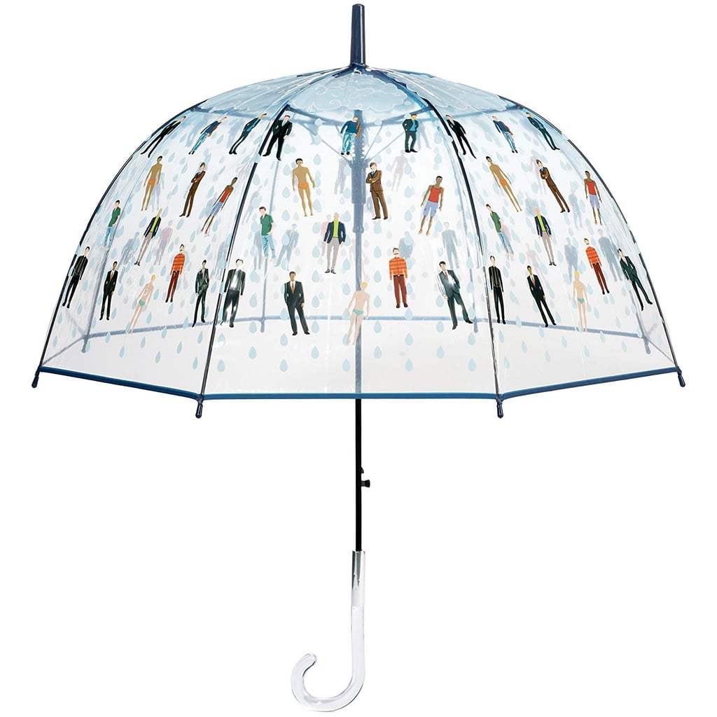 Raining Men Clear Bubble Dome Umbrella