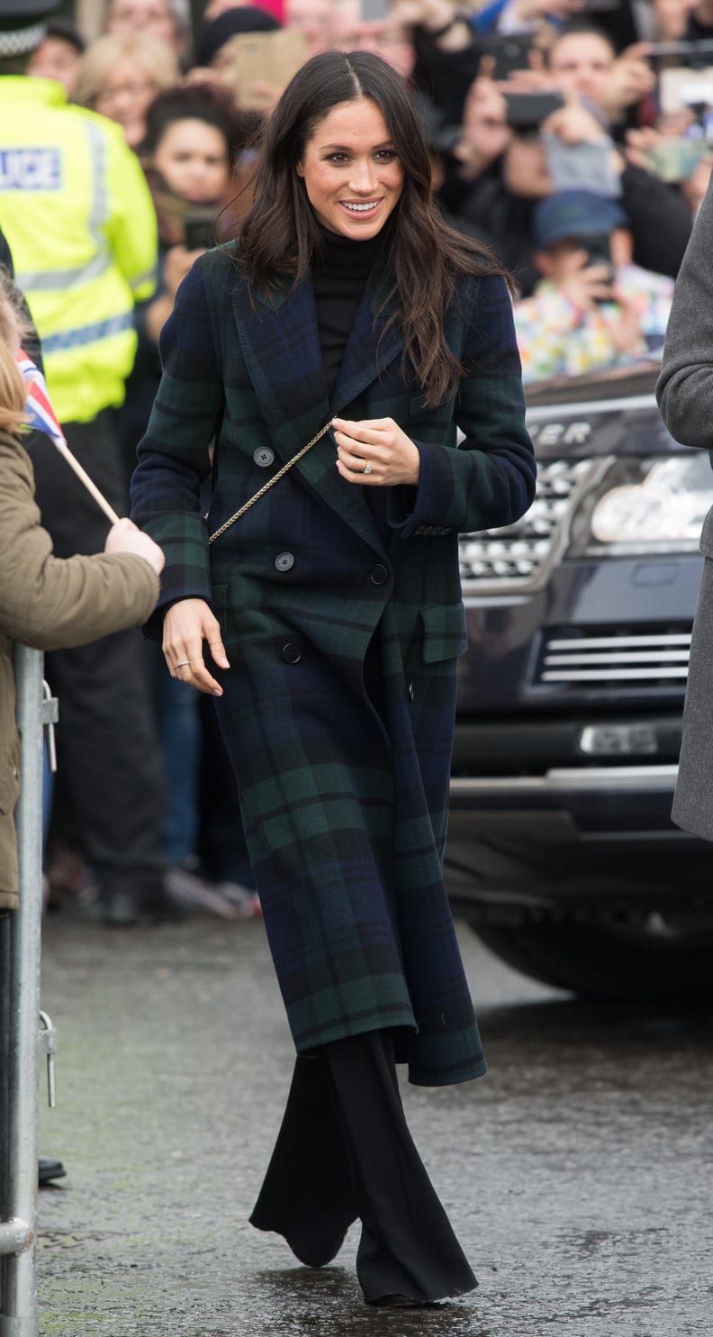 Meghan in Burberry, February 2018