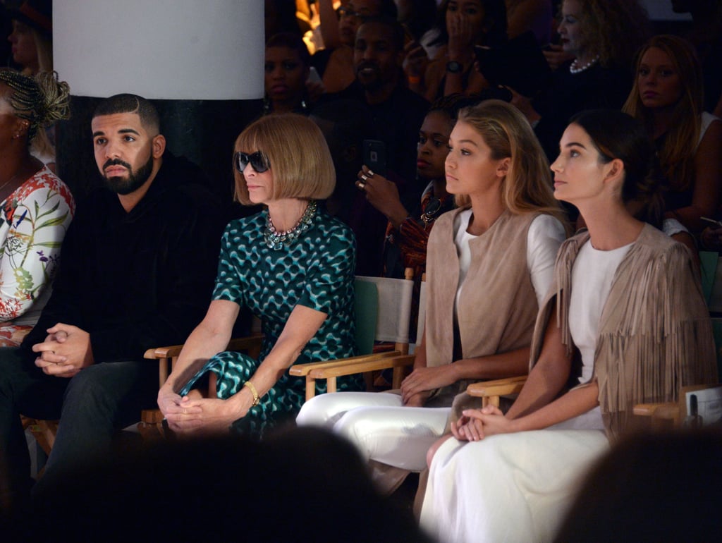 Drake and Anna Wintour NYFW Pictures