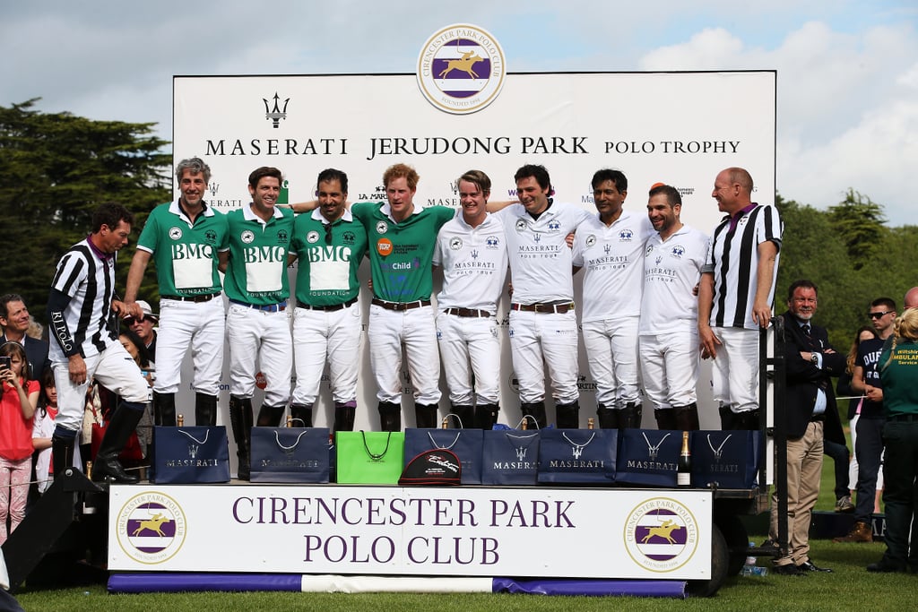Prince Harry Plays Polo After Meeting Princess Charlotte