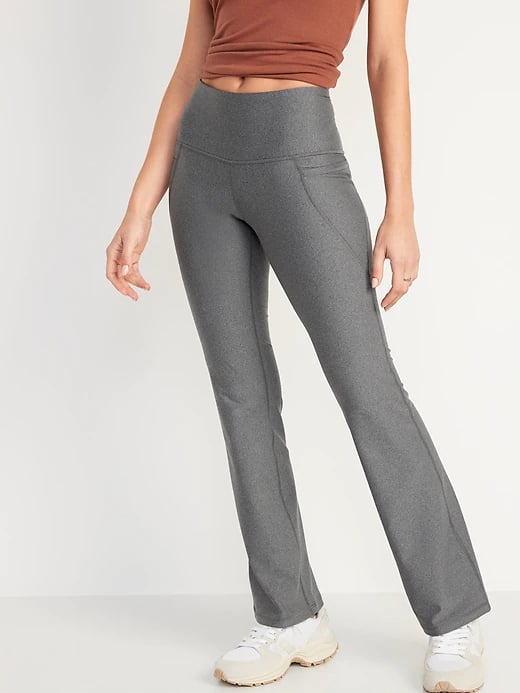 Old Navy High-Waisted PowerSoft Slim Flare Compression Pants