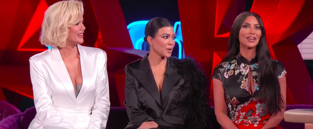 Kourtney and Kim Kardashian Talk Baby Names on Kimmel Video