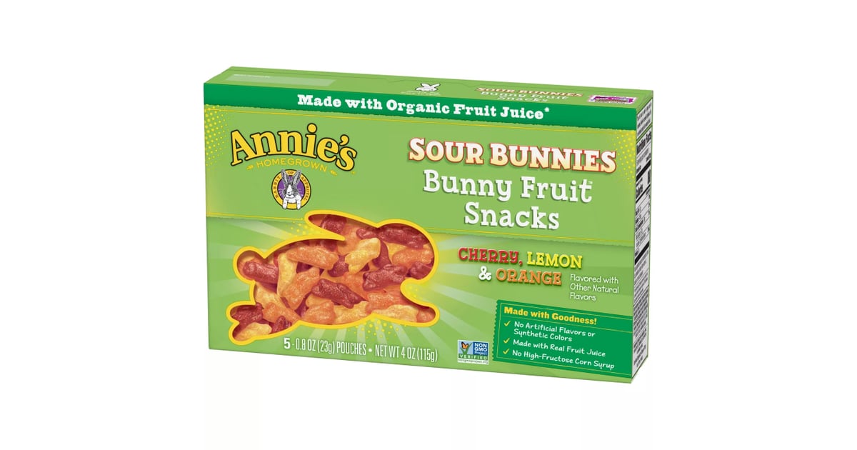 Annie's Sour Bunnies Fruit Snacks Products That Make Packing School
