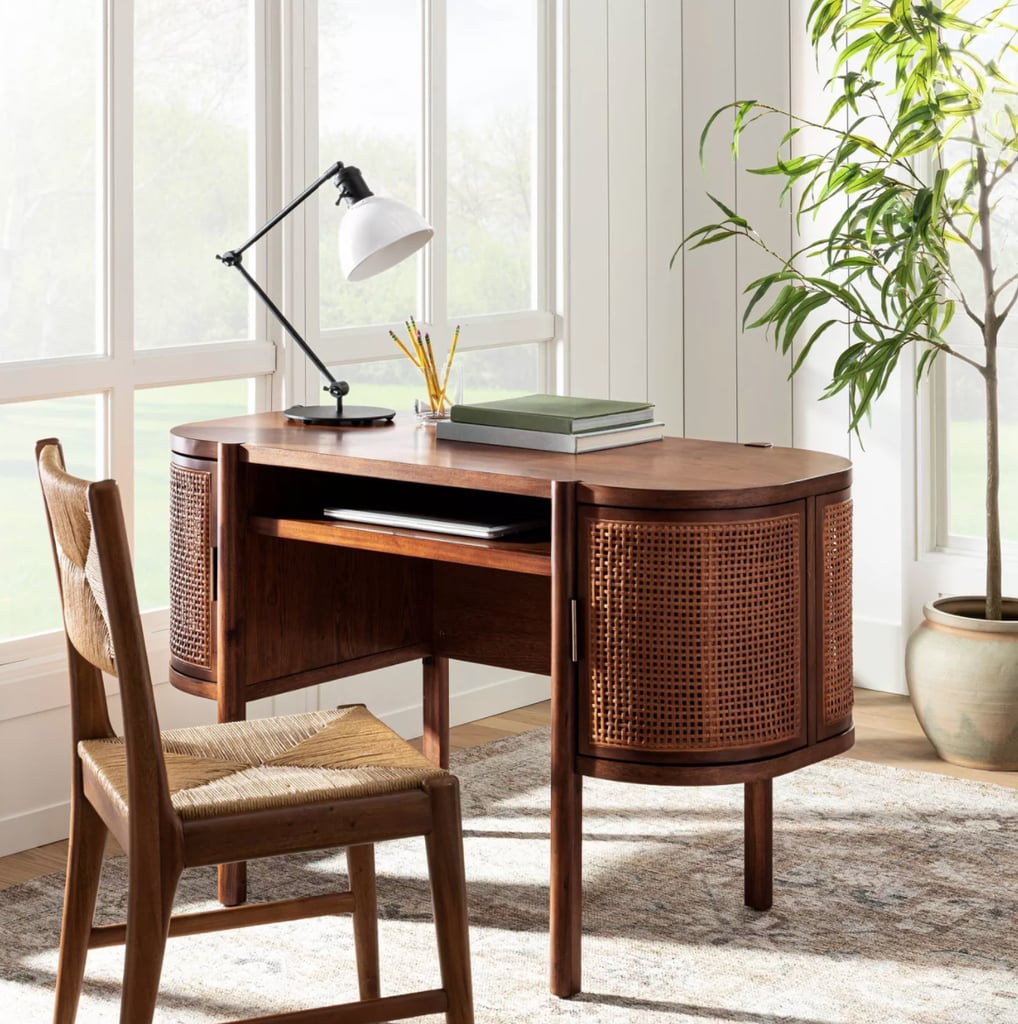 Threshold designed with Studio McGee Portola Hills Caned Desk