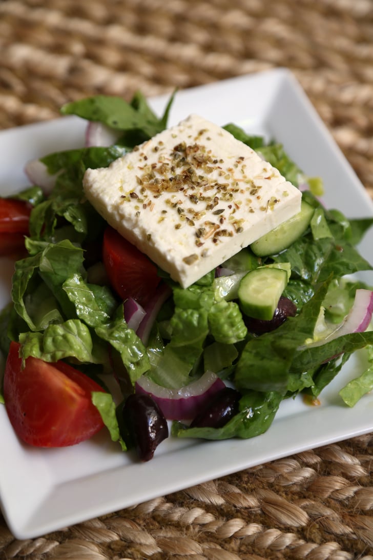 Greek Salad With Feta Cheese Fast and Easy Salad Recipes POPSUGAR