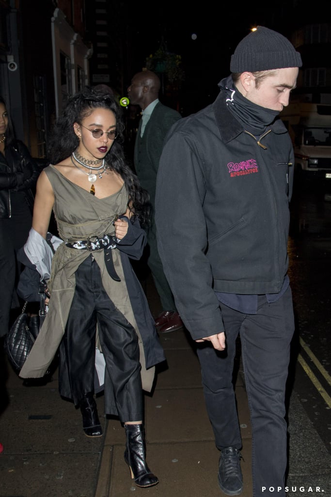 Robert Pattinson and FKA Twigs Out in London February 2017
