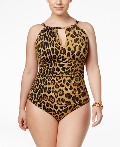 Take a walk on the wild side in this Lauren Ralph Lauren Plus Size Leopard-Print One-Piece Swimsuit ($106) that has a tummy control panel.