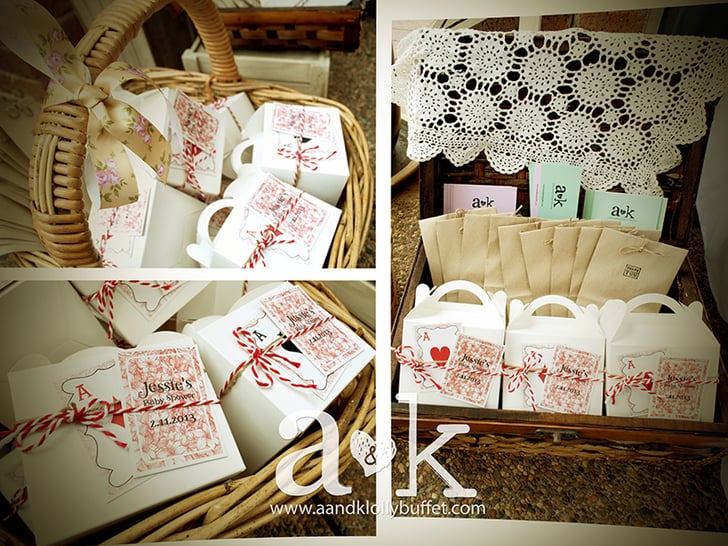 TakeHome Gifts Alice in Wonderland Mad Hatter Baby Shower POPSUGAR Family Photo 11