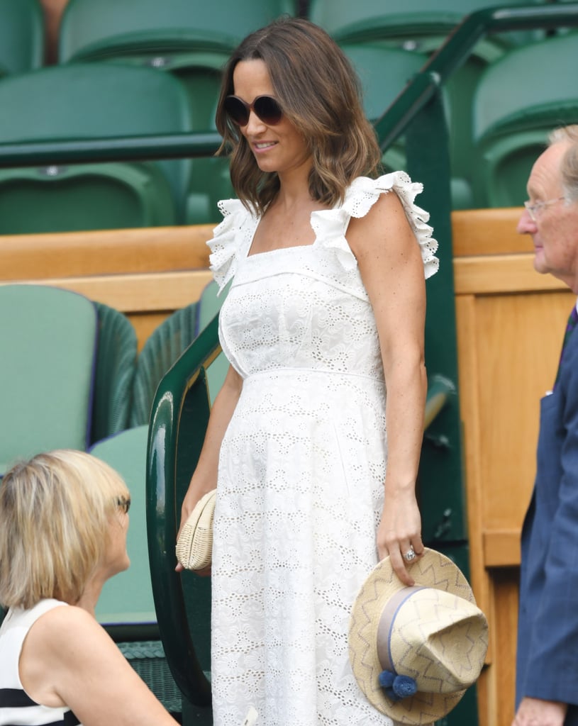 Pippa Middleton Anna Mason Dress at Wimbledon
