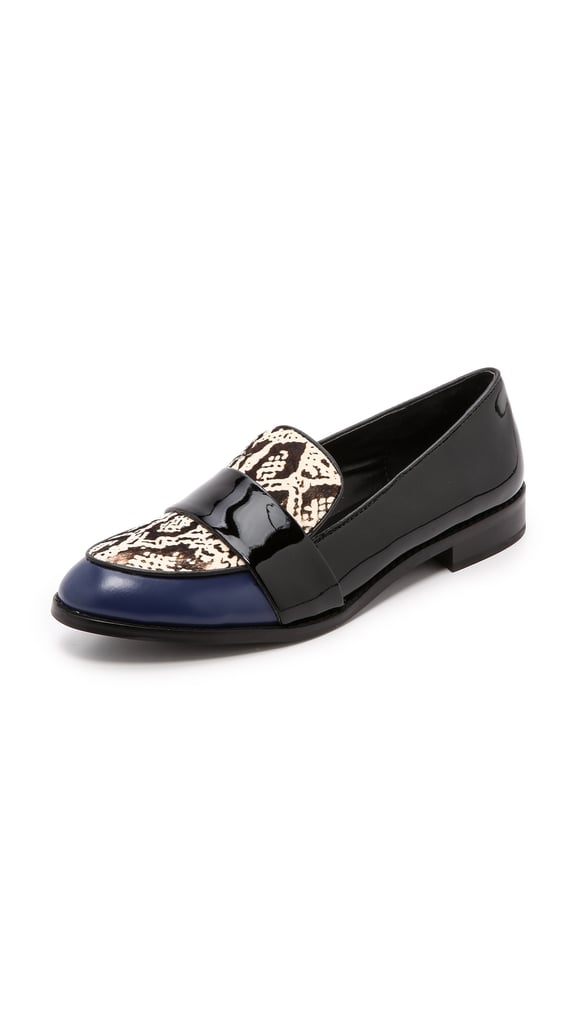 steve madden snakeskin loafers