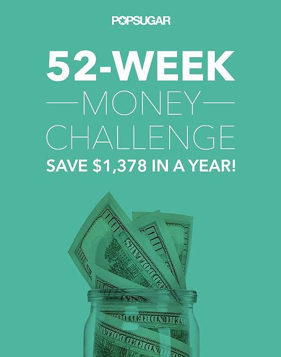 If your New Year's resolution is to save more and spend less, then the 52-week money challenge  is perfect for you. The concept is easy: you start with $1 in the first week, and then every week, you'll put away an extra dollar. Before you know it, you'll have an extra $1,378 saved up. Stick to the goal with this PDF download.