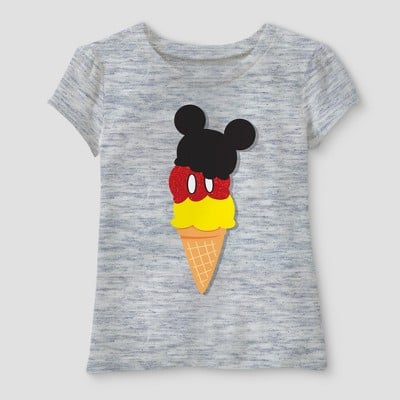 Toddler Girls' Disney Mickey Mouse & Friends Mickey Mouse Short Sleeve T-Shirt