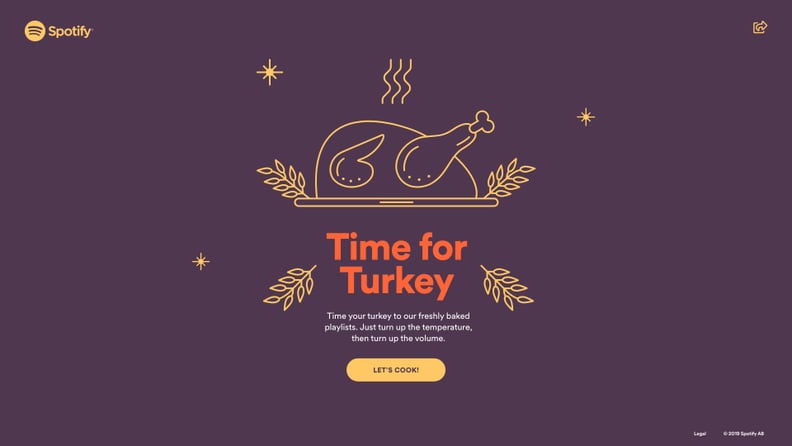 Get Ready to Cook With Spotify's Turkey Timer!