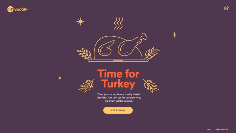 Get Ready to Cook With Spotify's Turkey Timer!