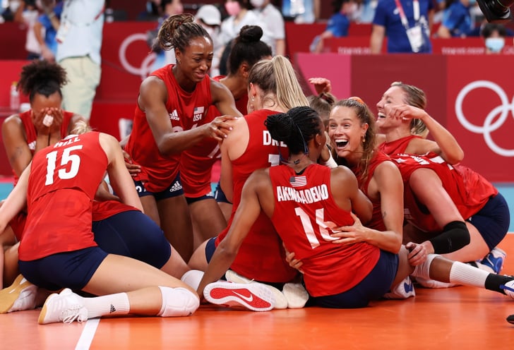 The Us Womens Volleyball Team Wins Their First Olympic Gold Popsugar Fitness Uk Photo 8