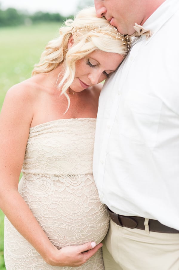 Pregnant Bride Maternity Style POPSUGAR Family Photo 17