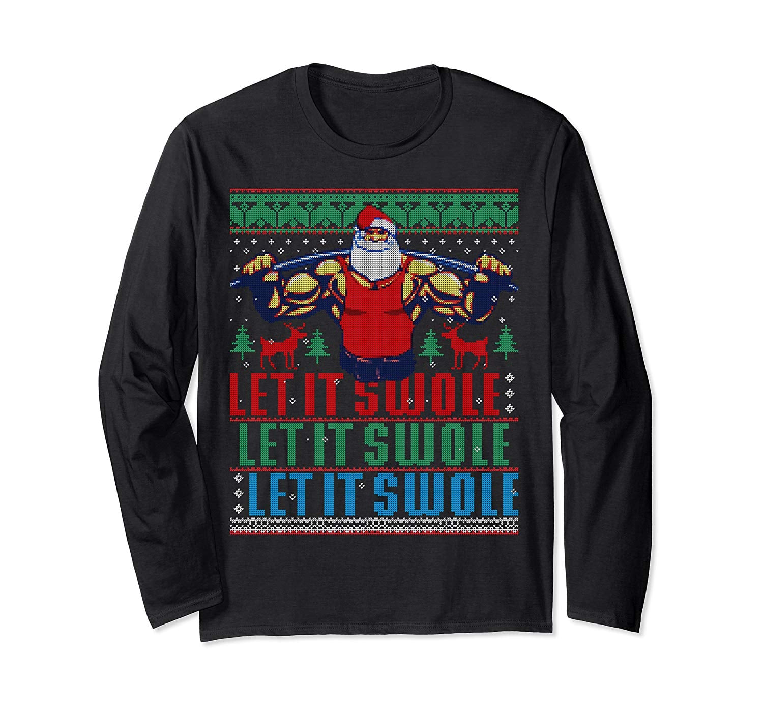 Gym ugly sale christmas sweater