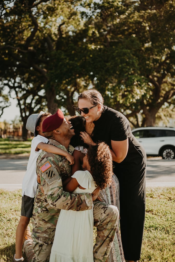 Photos of Military Dad Reuniting With Family Amid Pandemic