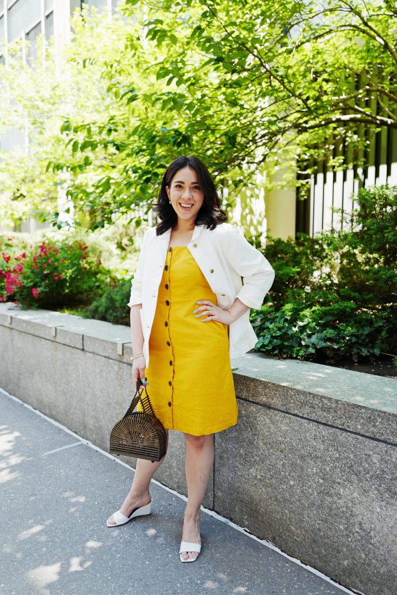 Show Off Your Curves In: A Colorful Linen Dress