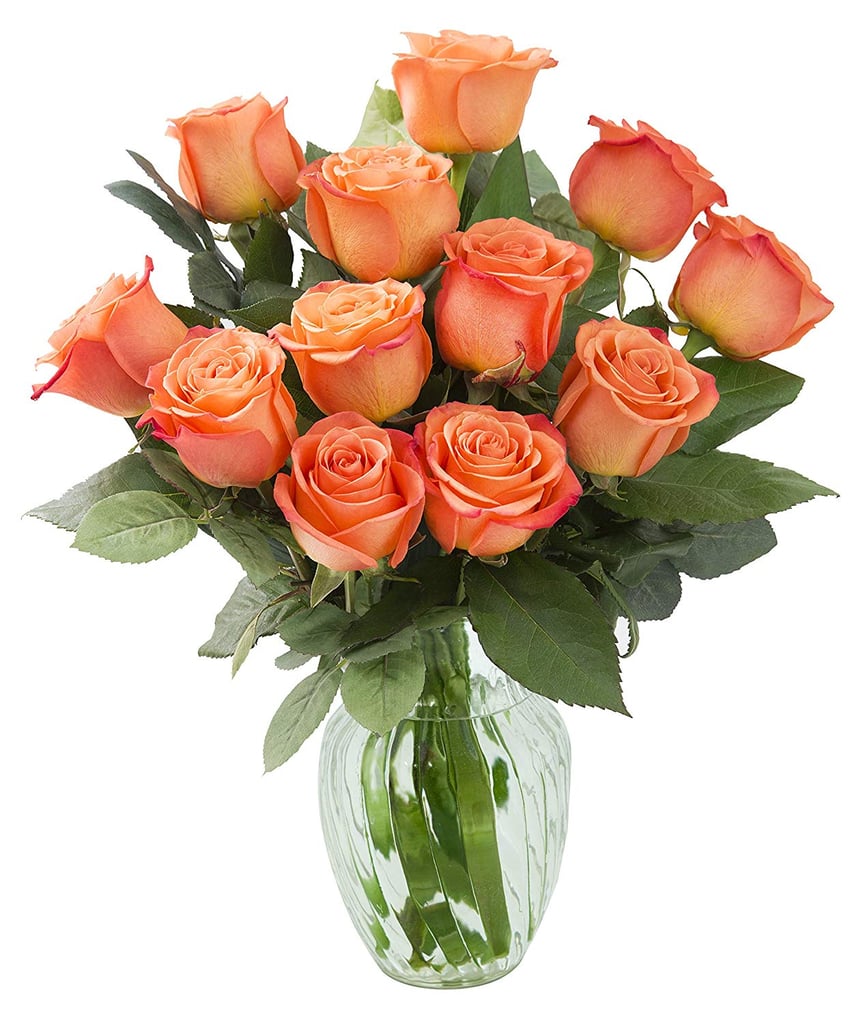 Bouquet of Fresh Orange Roses