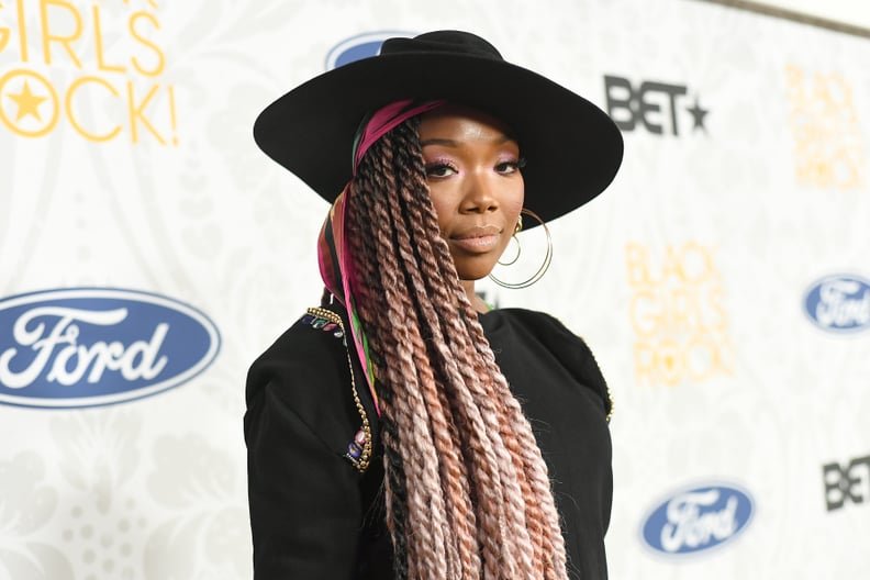 Brandy at the 2019 Black Girls Rock event for BET.