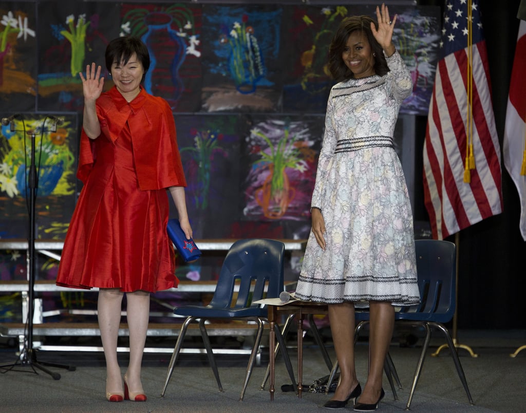 Wearing Tadashi Shoji