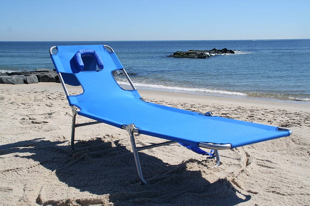 Beach Chair With a Face Hole