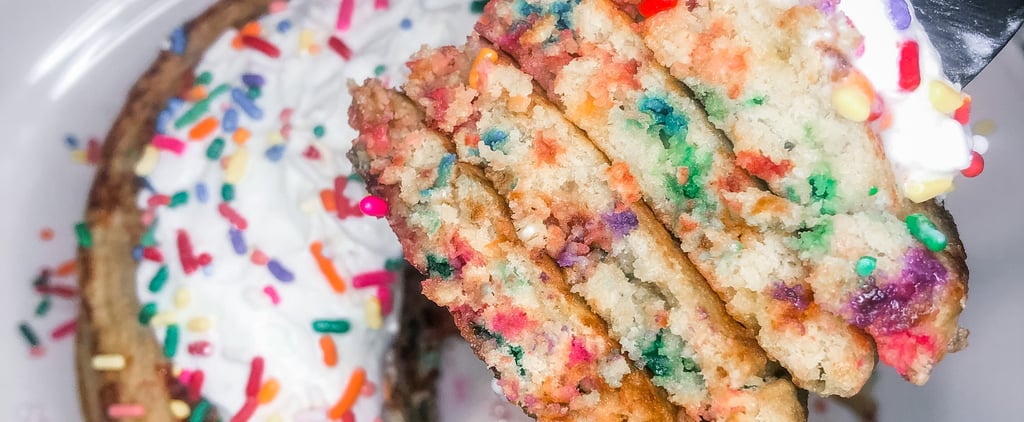 Banana Oat Funfetti Pancake Recipe and Photos